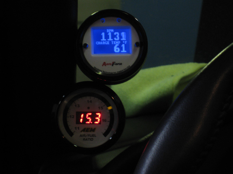 Aeroforce Interceptor AEM Wideband Gauges