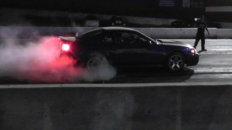 Mustang Cobra SVT Drag Race Burnout